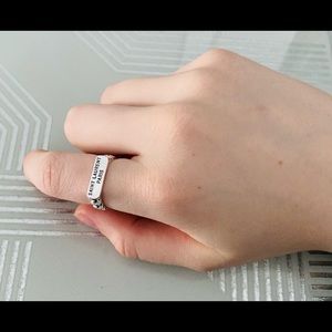 Saint Laurent chain ring